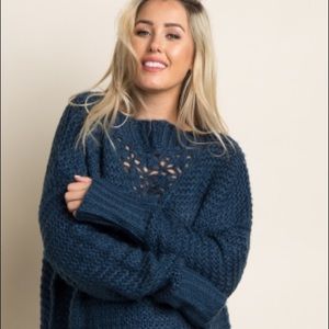 Pink Blush jade sweater